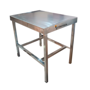 MESA DE TRABAJO EN ACERO INOXIDABLE